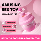 Juguete sexual para mujer Kistoy con forma de tarro dulce, masturbador para orgasmos.